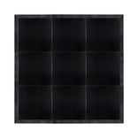 12' x 12' Black Portable Dance Floor with Black Edge Trim