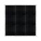Chivari 12' x 12' Black Portable Dance Floor with Silver Edge Trim DF-12X12-BLKS-KT