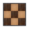 Chivari 12' x 12' Chestnut & Fruitwood Portable Dance Floor with Black Edge Trim DF-12X12-CHTFRTB-KT