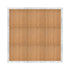 Chivari 12' x 12' Chestnut Portable Dance Floor with Silver Edge Trim DF-12X12-CHTS-KT
