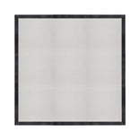 12' x 12' White Portable Dance Floor with Black Edge Trim
