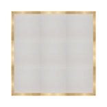 12' x 12' White Portable Dance Floor with Classic Gold Edge Trim