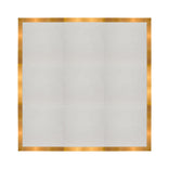 12' x 12' White Portable Dance Floor with Gold Edge Trim