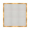 Chivari 12' x 12' White Portable Dance Floor with Gold Edge Trim DF-12X12-WHTG-KT