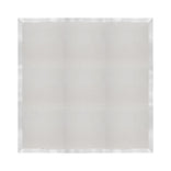 12' x 12' White Portable Dance Floor with Silver Edge Trim