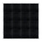 Chivari 16' x 16' Black Portable Dance Floor with Silver Edge Trim DF-16X16-BLKS-KT