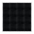 Chivari 16' x 16' Black Portable Dance Floor with Silver Edge Trim DF-16X16-BLKS-KT