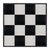 Chivari 16' x 16' Black & White Portable Dance Floor with Black Edge Trim DF-16X16-BLKWHTB-KT