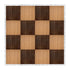 Chivari 16' x 16' Fruitwood & Chestnut Portable Dance Floor with Silver Edge Trim DF-16X16-CHTFRTS-KT