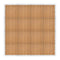 Chivari 16' x 16' Chestnut Portable Dance Floor with Silver Edge Trim DF-16X16-CHTS-KT