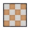 16' x 16' Chestnut and White Dance Floor with Black Frame and 2 Camlock Wrenches