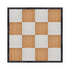 16' x 16' Chestnut and White Dance Floor with Black Frame and 2 Camlock Wrenches