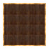 Chivari 16' x 16' Fruitwood Portable Dance Floor with Gold Edge Trim DF-16X16-FRTG-KT