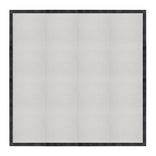 16' x 16' White Portable Dance Floor with Black Edge Trim