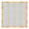 Chivari 16' x 16' White Portable Dance Floor with Gold Edge Trim DF-16X16-WHTG-KT