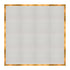 Chivari 16' x 16' White Portable Dance Floor with Gold Edge Trim DF-16X16-WHTG-KT