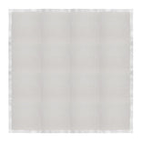 16' x 16' White Portable Dance Floor with Silver Edge Trim