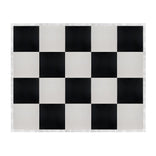 16' x 20' Black & White Portable Dance Floor with Silver Edge Trim
