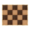Chivari 16' x 20' Chestnut & Fruitwood Portable Dance Floor with Classic Gold Edge Trim DF-16X20-CHTFRTCG-KT