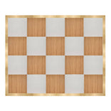 16' x 20' Chestnut and White Dance Floor with Classic Gold Frame and 2 Camlock Wrenches