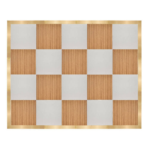 16'×20' Chestnut & White Dance Floor