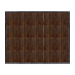 16' x 20' Fruitwood Portable Dance Floor with Black Edge Trim