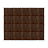 16' x 20' Fruitwood Portable Dance Floor with Silver Edge Trim