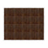 Chivari 16' x 20' Fruitwood Portable Dance Floor with Silver Edge Trim DF-16X20-FRTS-KT