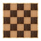 Chivari 20' x 20' Chestnut & Fruitwood Portable Dance Floor with Classic Gold Edge Trim DF-20X20-CHTFRTCG-KT