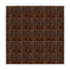 Chivari 20' x 20' Fruitwood Portable Dance Floor with Silver Edge Trim DF-20X20-FRTS-KT