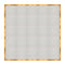 Chivari 20' x 20' White Portable Dance Floor with Gold Edge Trim DF-20X20-WHTG-KT
