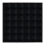 24' x 24' Black Portable Dance Floor with Black Edge Trim