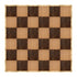 Chivari 24' x 24' Chestnut & Fruitwood Portable Dance Floor with Classic Gold Edge Trim DF-24X24-CHTFRTCG-KT