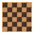 Chivari 24' x 24' Fruitwood & Chestnut Portable Dance Floor with Gold Edge Trim DF-24X24-CHTFRTG-KT