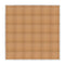 Chivari 24' x 24' Chestnut Portable Dance Floor with Silver Edge Trim DF-24X24-CHTS-KT