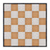 Marquee Dance Floors 24' x 24' Chestnut and White Dance Floor with Black Frame and 4 Camlock Wrenches DF-24X24-CHTWHTB-KT