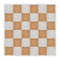 24' x 24' Chestnut and White Dance Floor with Silver Frame and 4 Camlock Wrenches