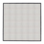 24' x 24' White Portable Dance Floor with Black Edge Trim