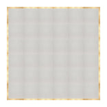 24' x 24' White Portable Dance Floor with Classic Gold Edge Trim