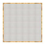 24' x 24' White Portable Dance Floor with Gold Edge Trim