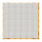 Chivari 24' x 24' White Portable Dance Floor with Gold Edge Trim DF-24X24-WHTG-KT