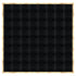 Chivari 32' x 32' Black Portable Dance Floor with Classic Gold Edge Trim DF-32X32-BLKCG-KT