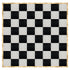 Chivari 32' x 32' Black & White Portable Dance Floor with Classic Gold Edge Trim DF-32X32-BLKWHTCG-KT
