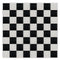 Chivari 32' x 32' Black & White Portable Dance Floor with Silver Edge Trim DF-32X32-BLKWHTS-KT