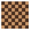 Chivari 32' x 32' Fruitwood & Chestnut Portable Dance Floor with Silver Edge Trim DF-32X32-CHTFRTS-KT