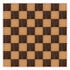 Chivari 32' x 32' Fruitwood & Chestnut Portable Dance Floor with Silver Edge Trim DF-32X32-CHTFRTS-KT
