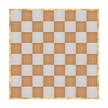 32' x 32' Chestnut and White Dance Floor with Classic Gold Frame and 4 Camlock Wrenches