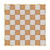 32' x 32' Chestnut and White Dance Floor with Classic Gold Frame and 4 Camlock Wrenches