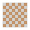 32' x 32' Chestnut and White Dance Floor with Silver Frame and 4 Camlock Wrenches