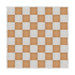 32' x 32' Chestnut and White Dance Floor with Silver Frame and 4 Camlock Wrenches